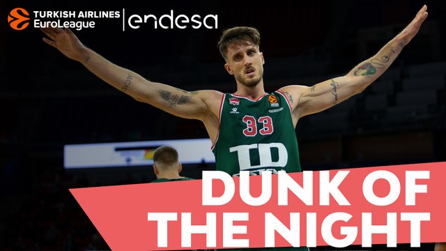 Endesa Dunk of the Night: Achille Polonara. TD Systems Baskonia Vitoria-Gasteiz