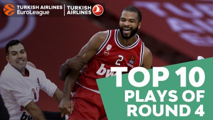 Turkish Airlines EuroLeague Regular Season Round 4 Top 10 Plays