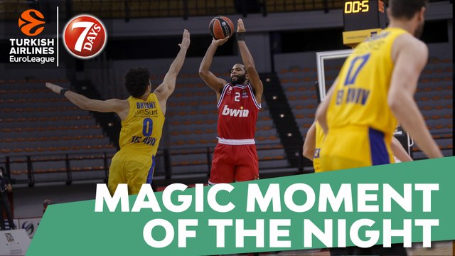 7DAYS Magic Moment of the Night: Aaron Harrison, Olympiacos Piraeus