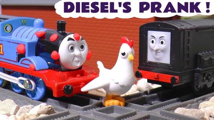 Chicken Pox Prank with Thomas the Tank Engine from Thomas and Friends and the Funny Funlings in this Family Friendly Full Episode English Toy Story for Kids from a Kid Friendly Family Channel