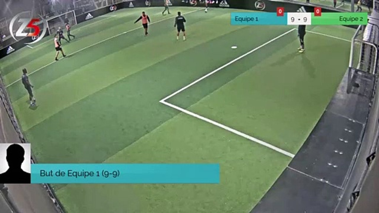 But de Equipe 1 (9-9)