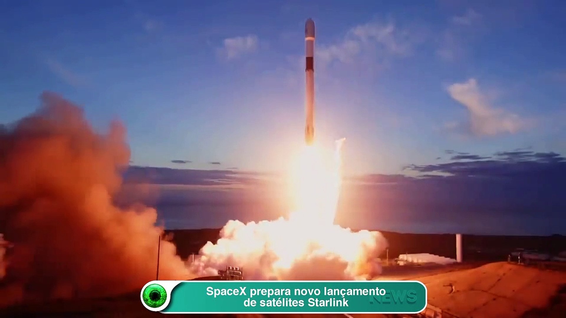 SpaceX prepara novo lançamento de satélites Starlink