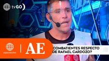 Combatientes opinaron sobre la abrupta salida de su compañero Rafael Cardozo | América Espectáculos