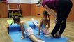 gymnastic splits . Splits Training. Stretches. Complete Beginners Flexibility, Gymnastics, Splits