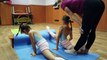 gymnastic splits . Splits Training. Stretches. Complete Beginners Flexibility, Gymnastics, Splits