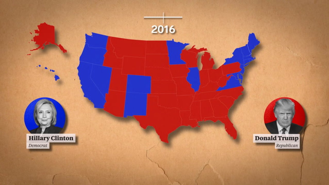 How the US has voted in every presidential election from George Washington to Donald Trump — and what it means for today