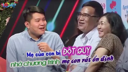 Mẹ ĐỘT QUỴ bỗng chốc BÌNH PHỤC nhờ con kỹ sư đến show hẹn hò quen nàng diễn viên cực duyên dáng