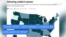 Vision 2020: Will mailed-in ballots be delivered on time?, and other top stories in US news from October 17, 2020.