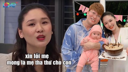 Sinh được con sau khi chồng bị tai nạn suýt chết, vợ nam ca sĩ lần đầu xin lỗi để được nhận là dâu