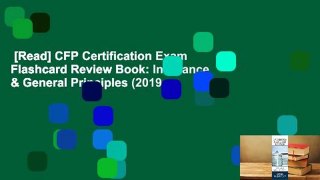 [Read] CFP Certification Exam Flashcard Review Book: Insurance & General Principles (2019