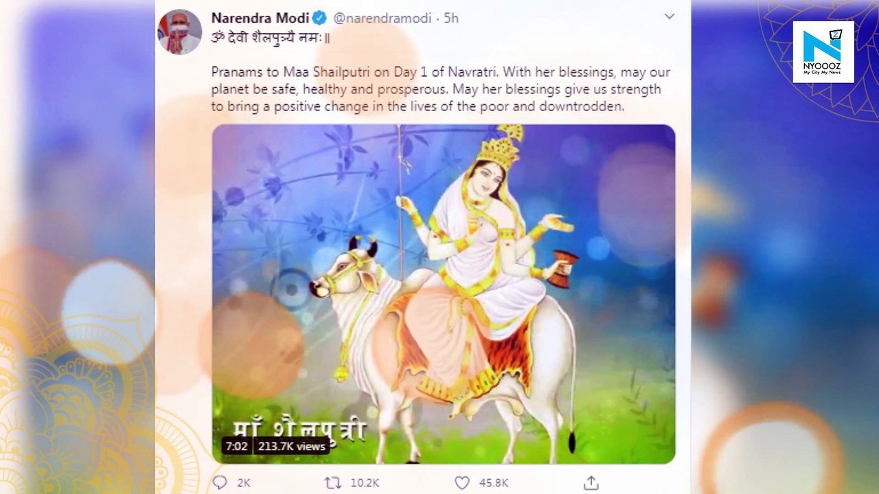 Navratri 2020: PM Modi to Arvind Kejriwal, political leaders greet people as festival begins today