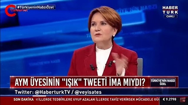 Akşener'den 'ışıklar yanıyor' yorumu