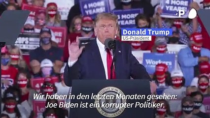 Trump: Biden-Familie ist "kriminelles Unternehmen"