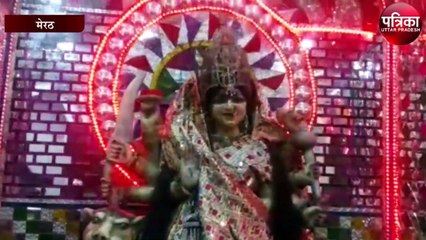 कोरोना ने नवरात्र में बदल दिया मंदिर का माहौल, देखें वीडियो