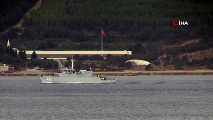 Bulgar savaş gemisi Çanakkale Boğazı’ndan geçti