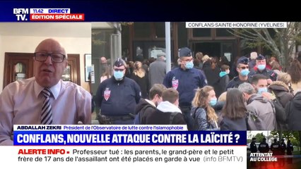 Abdallah Zekri (Observatoire de lutte contre l'islamophobie): "Il faut faire bloc autour de la République"