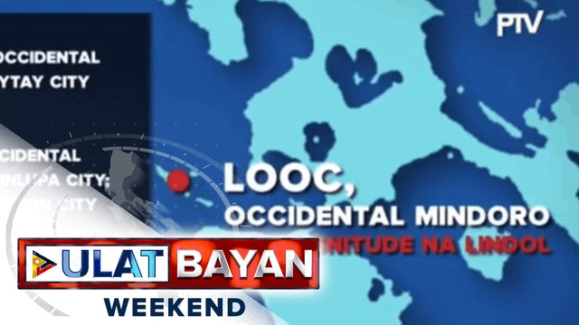 Occidental Mindoro, niyanig ng 5.4 magnitude na lindol