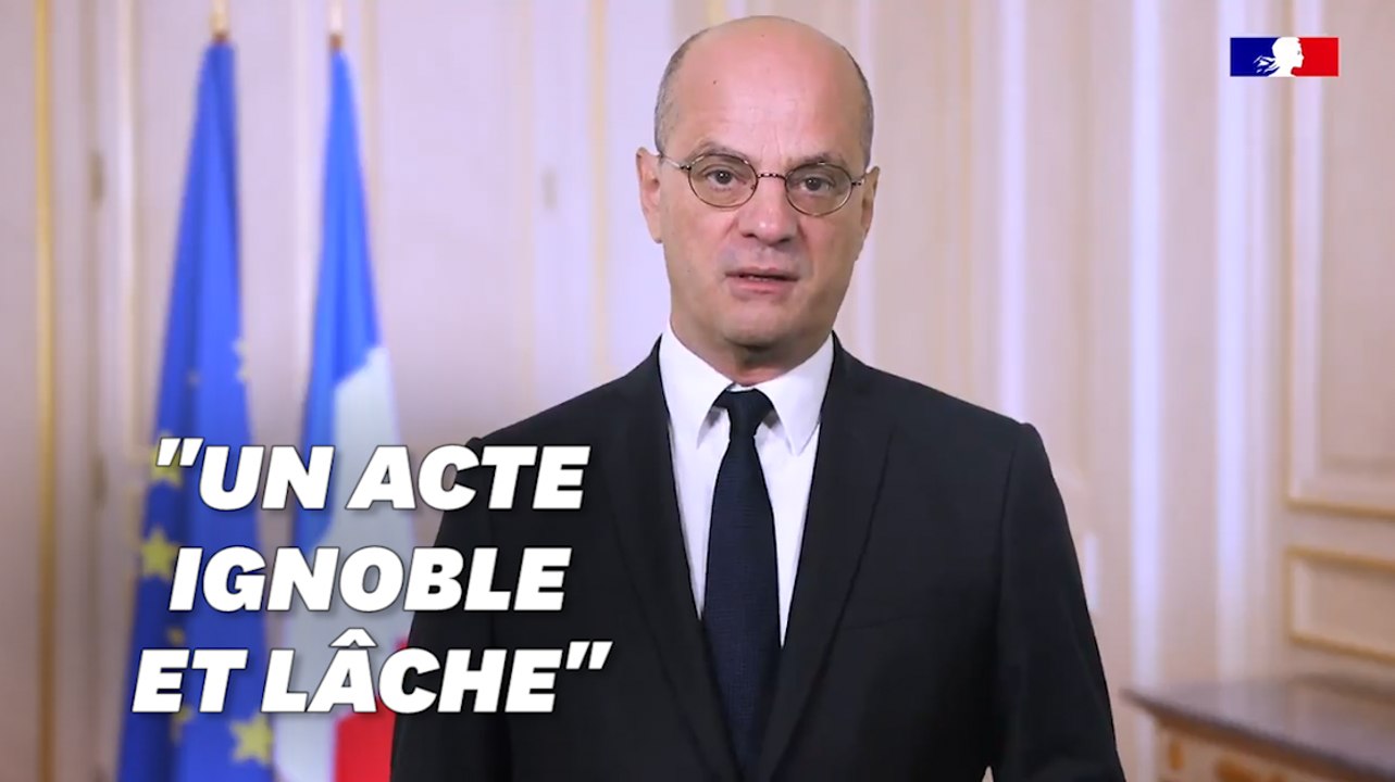 Blanquer promet de "protéger" les enseignants après l'attaque de Conflans-Sainte-Honorine