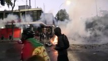 Al menos siete detenidos en enfrentamientos entre manifestantes y carabineros en Chile