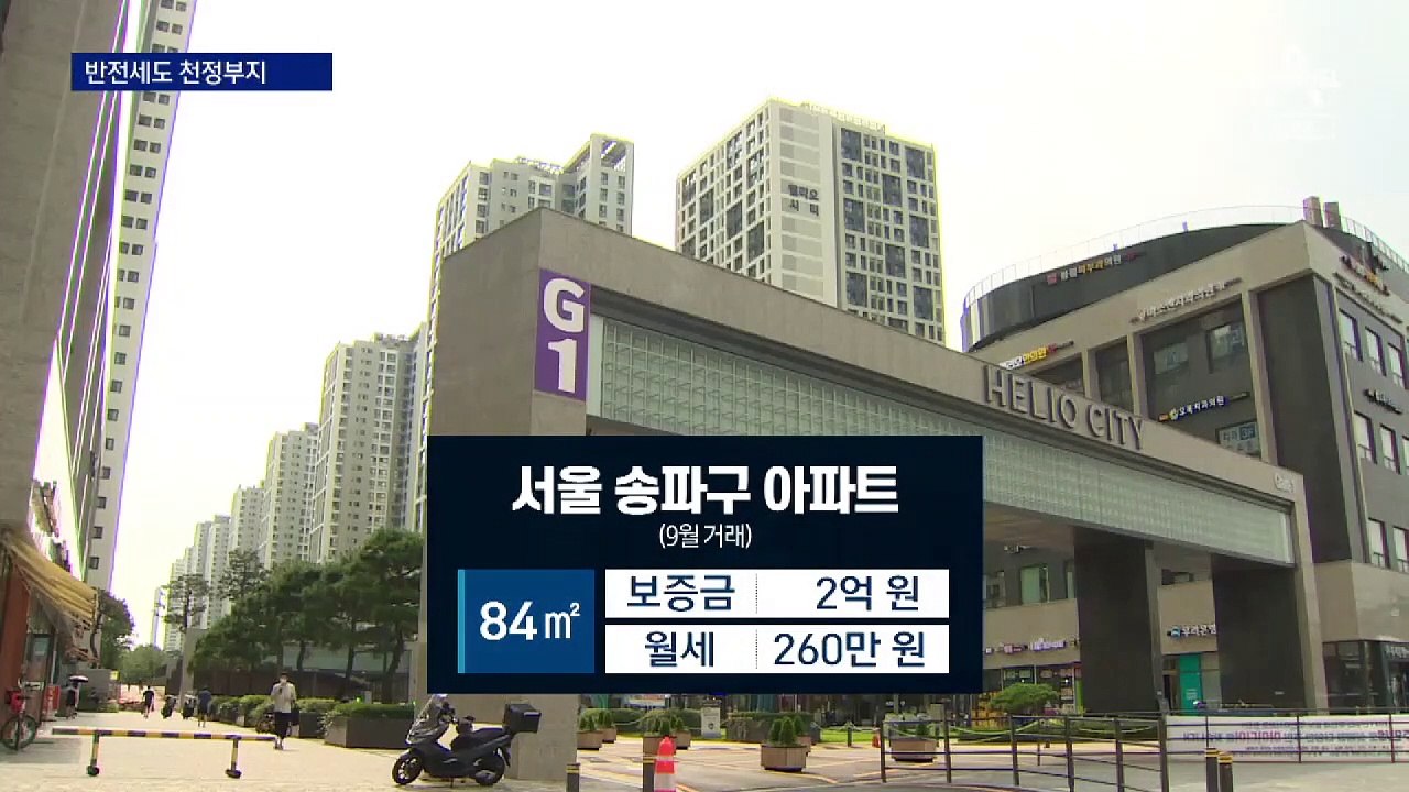 반년 새 반전세도 월 100만 원 ‘껑충’…부르는 게 값