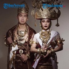 Gaun Resepsi Nikita Willy Pakai Adat Lampung: Sayang Kalau Digunakan untuk Akad di Rumah