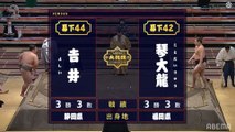 Yoshii(Ms44w) vs Kotodairyu(Ms42w) - Aki 2020, Makushita - Day 14