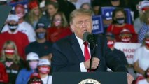 Trump says he may LEAVE the US if Joe Biden wins the election at Georgia rally