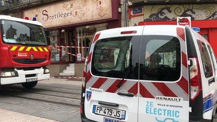 Une cheminée menace de s’écrouler dans le centre-ville