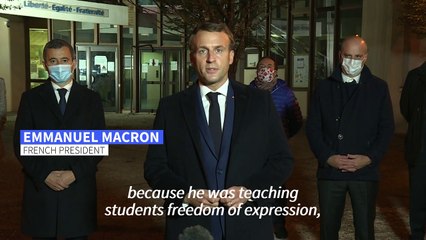 Macron: decapitated teacher was victim of "Islamist terrorist attack"