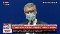 Professeur décapité - Regardez l'intégralité de la conférence de presse de Jean-François Ricard, procureur général du parquet national antiterroriste, qui a fait le point sur l'enquête
