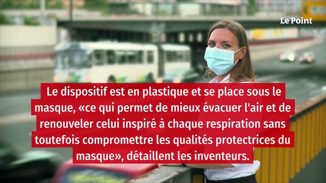 Masques : l'invention de deux Français pour éviter la buée sur les lunettes