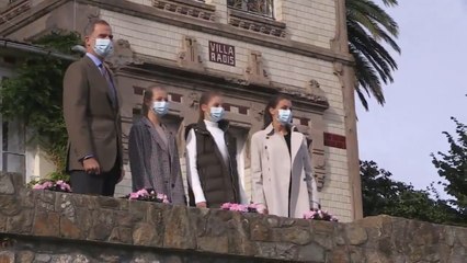 Somao exhibe su pasado indiano durante la visita de la Familia Real