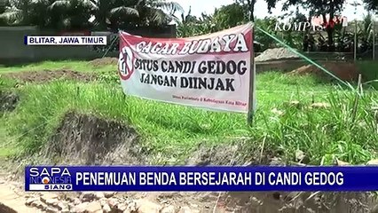 Penemuan Benda Bersejarah di Candi Gedog Blitar
