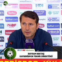 Bayram Bektaş: "Bu şekilde bugün bu maçı kaybetmemeliydik"
