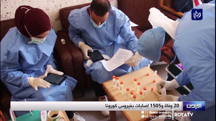 20 وفاة و1505 إصابات بفيروس كورونا يوم السبت