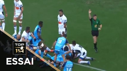 TOP 14 - Essai de Mohamed HAOUAS (MHR) - Montpellier - Agen - J5 - Saison 2020/2021