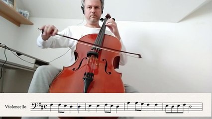 Go Tell Aunt Rhody (Nr.5 Suzuki Cello School 1)