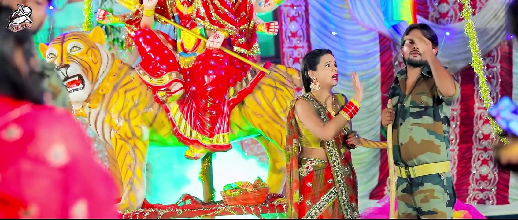 #VIDEO ¦ पंडाल में NOT ALLOWED पुरुष ¦ #Arvind Akela Kallu ¦ #Antra Singh ¦ Bhojpuri Navratri Song