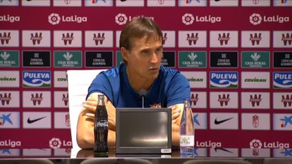 Lopetegui: "No hay nada positivo en una derrota"