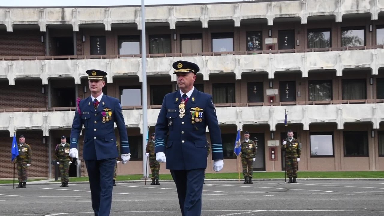 Florennes: cérémonie des fastes à la base aérienne (16.10.20)