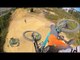 Guy Rides Mountain Bike And Jumps Off Ramps On Various Tracks