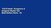 Full E-book  Dungeons & Dragons Starter Set  Best Sellers Rank : #5