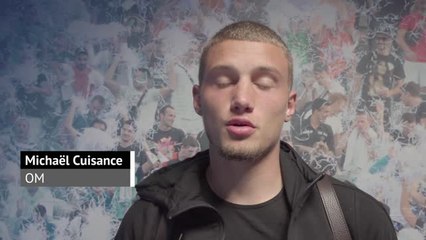 7e j. - Cuisance : "Vraiment heureux d'avoir effectuer mes premiers pas avec l'OM"