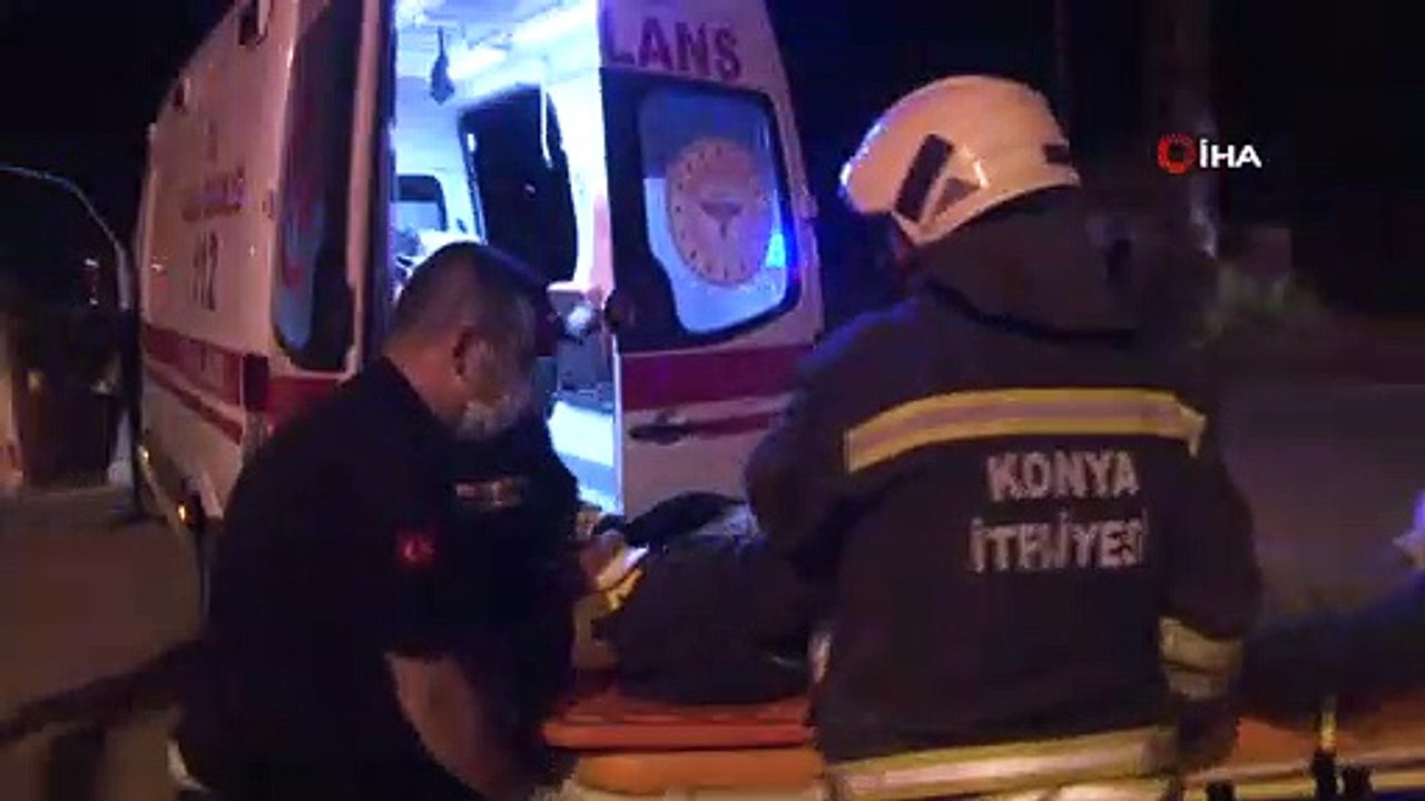 Konya’da 2 otomobil çarpıştı: 9 yaralı