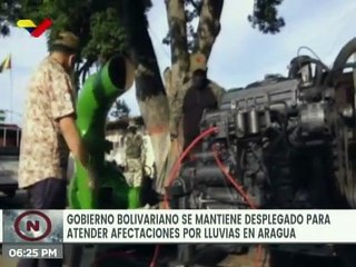 Aragua: Evalúan progreso de bombas de succión en zonas afectadas por lluvias