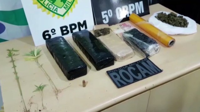 Combate ao tráfico de drogas: cinco são detidos em ação da Rocam no Jardim Montreal