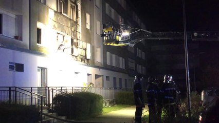 Incendie rue Marie-Noël à La Chapelle-Saint-Luc