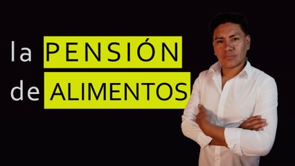 La PENSIÓN de ALIMENTOS en el PERÚ