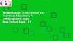 Breakthrough in Vocational and Technical Education, A: The Singapore Story  Best Sellers Rank : #1