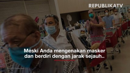 Tips Pencegahan Penularan Covid-19 Saat Antre